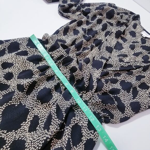 Parker Women size XS  V-Neck Long Sleeves Printed Mini Dress - Picture 5 of 10